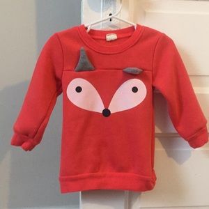 Kacakid red fox 🦊 sweatshirt